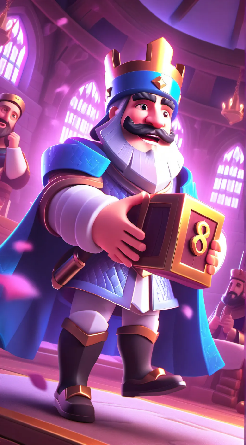 ai character: he he he ha background