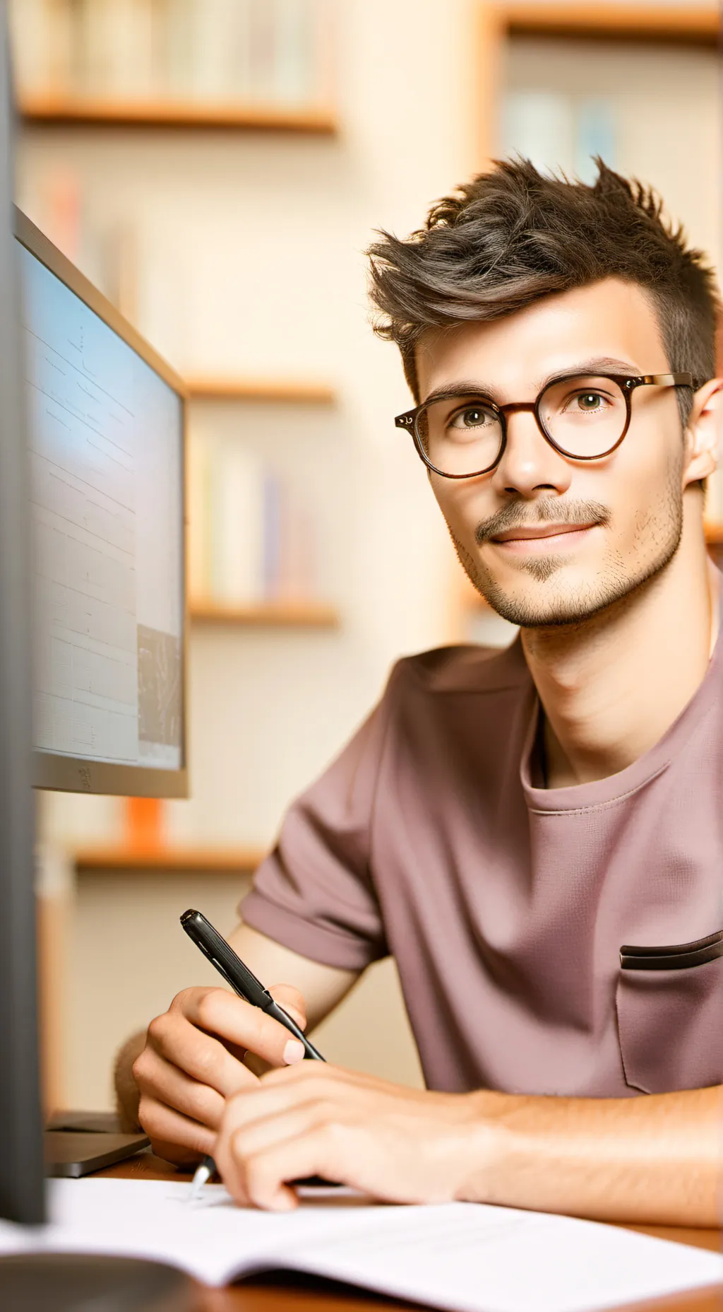 ai character: Professor Puzzler background