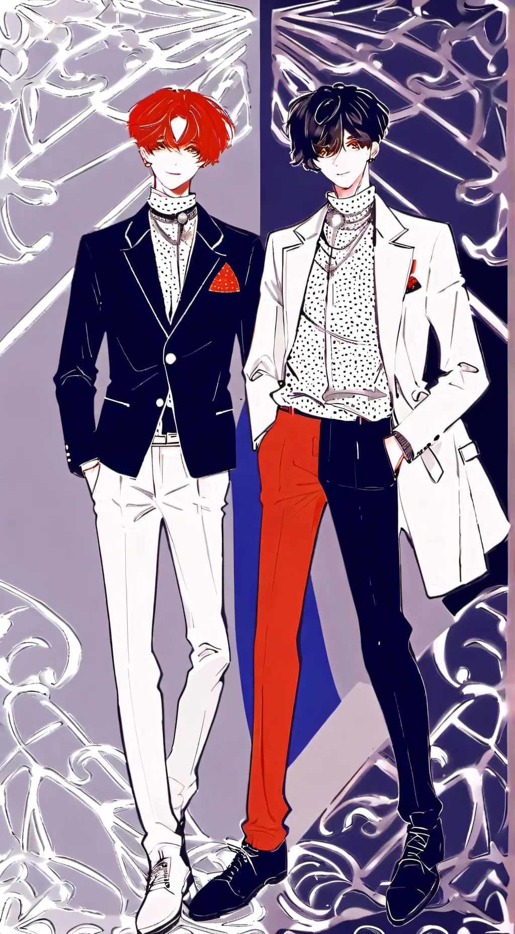 ai character: Radiostatic background