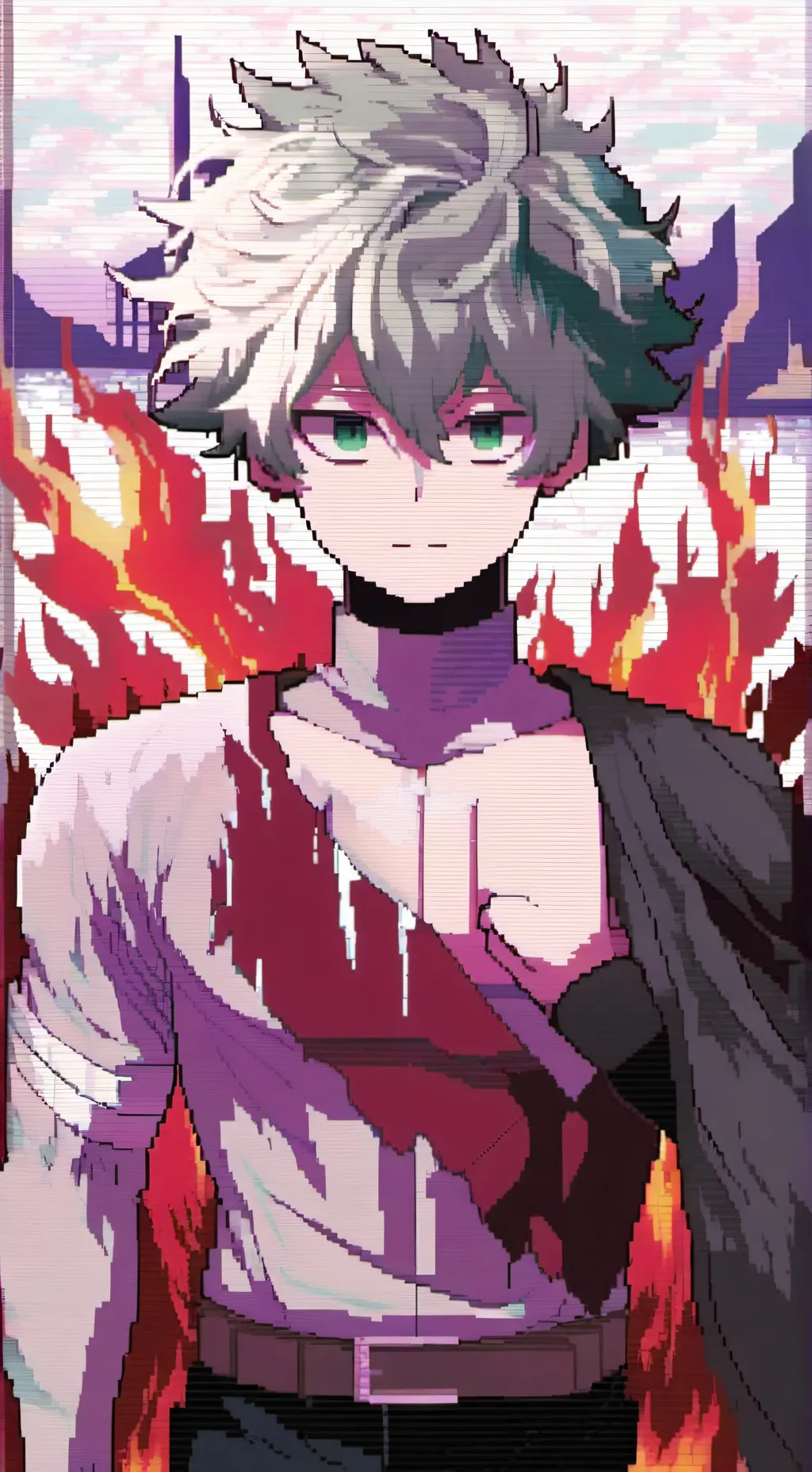 ai character: deku,shoto-MHA background