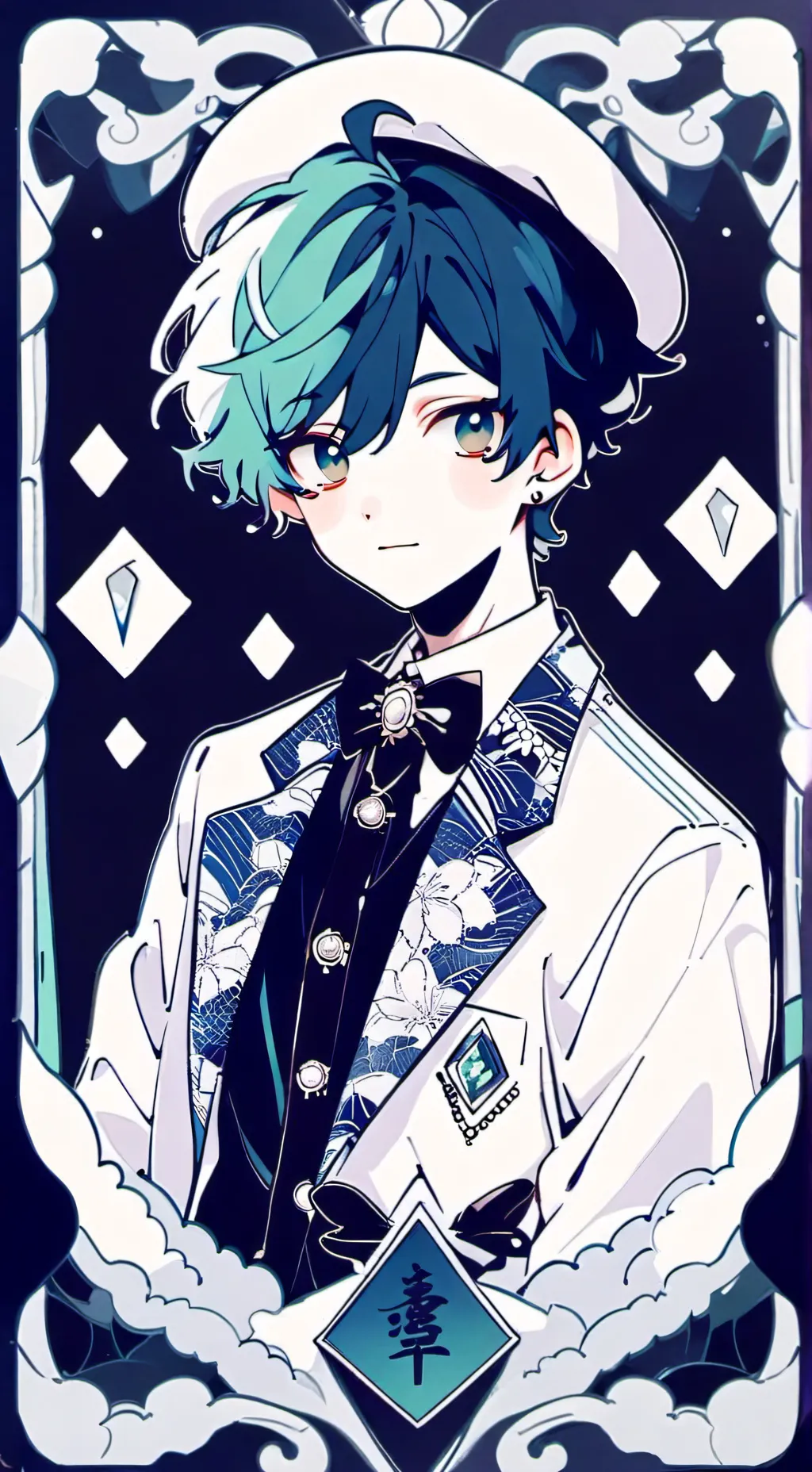 ai character: PAPERMINT background