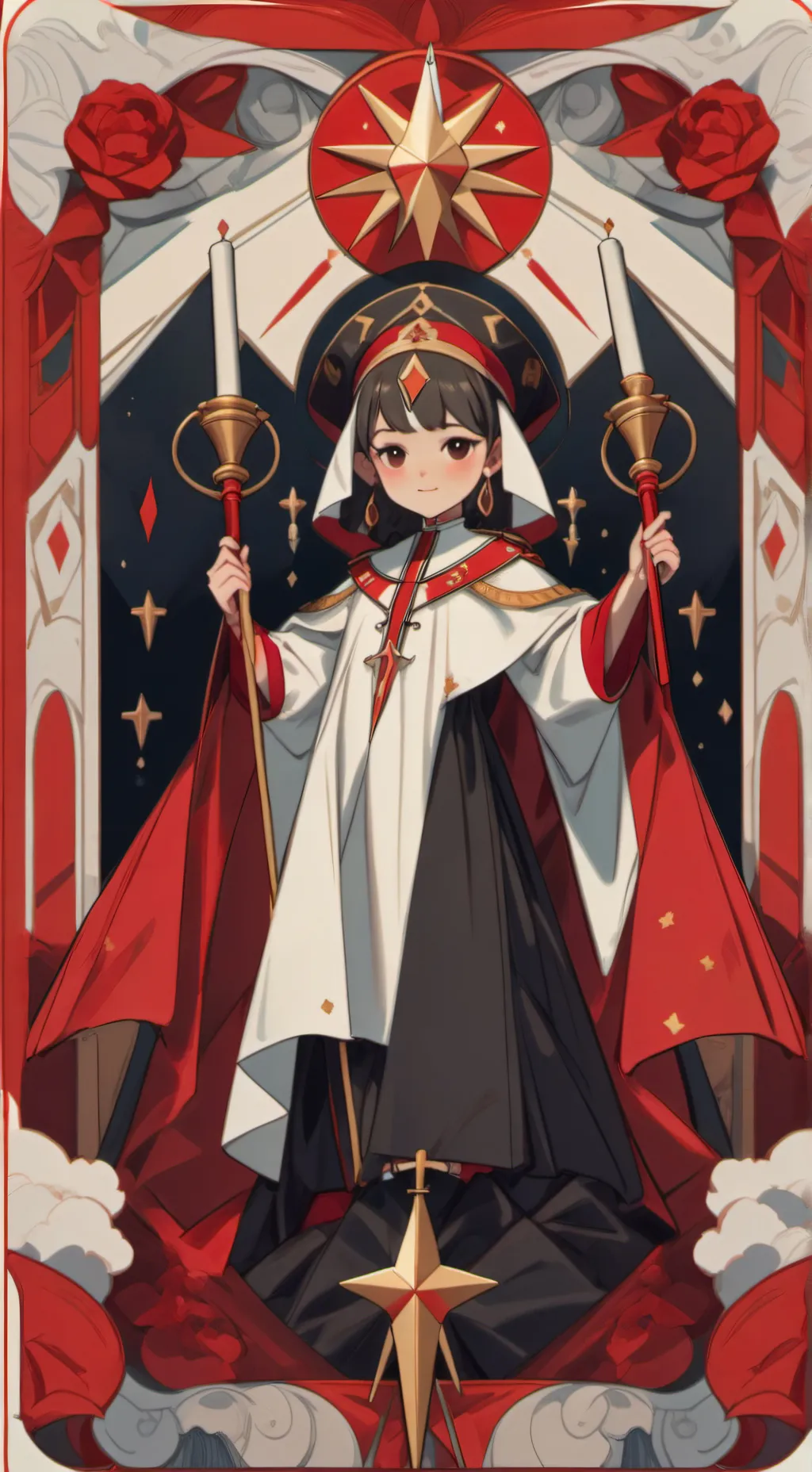 ai character: tootie and cotton background