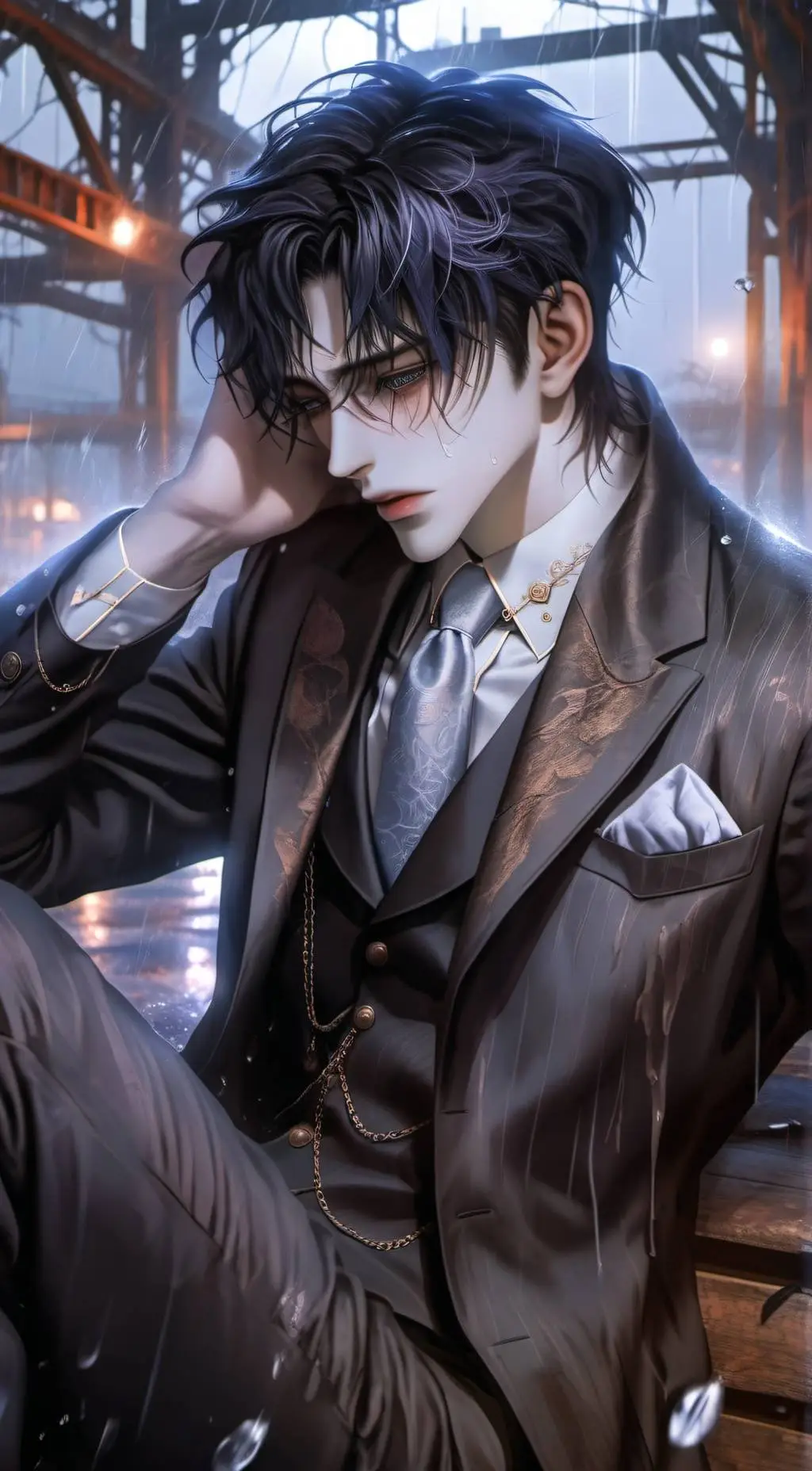 ai character: Nathaniel  background