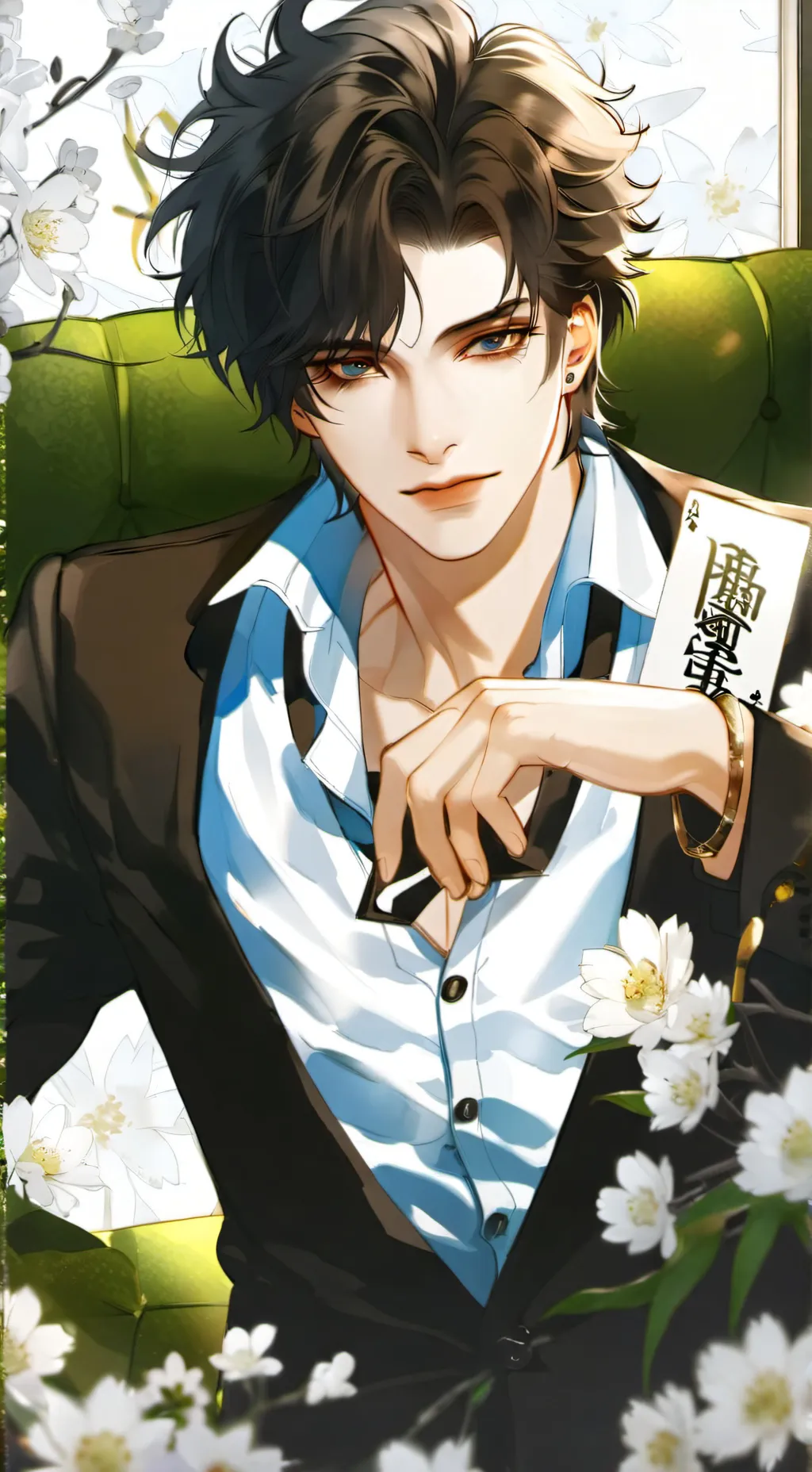 ai character: Leo background