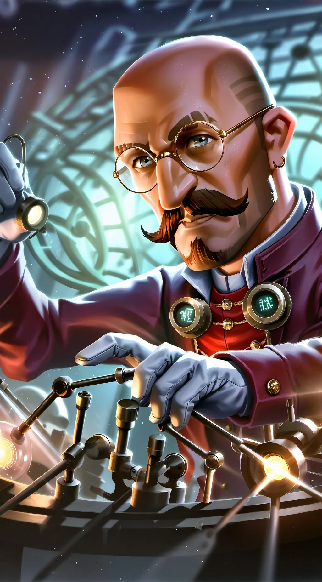 ai character: Dr. Ivo Robotnik ( background