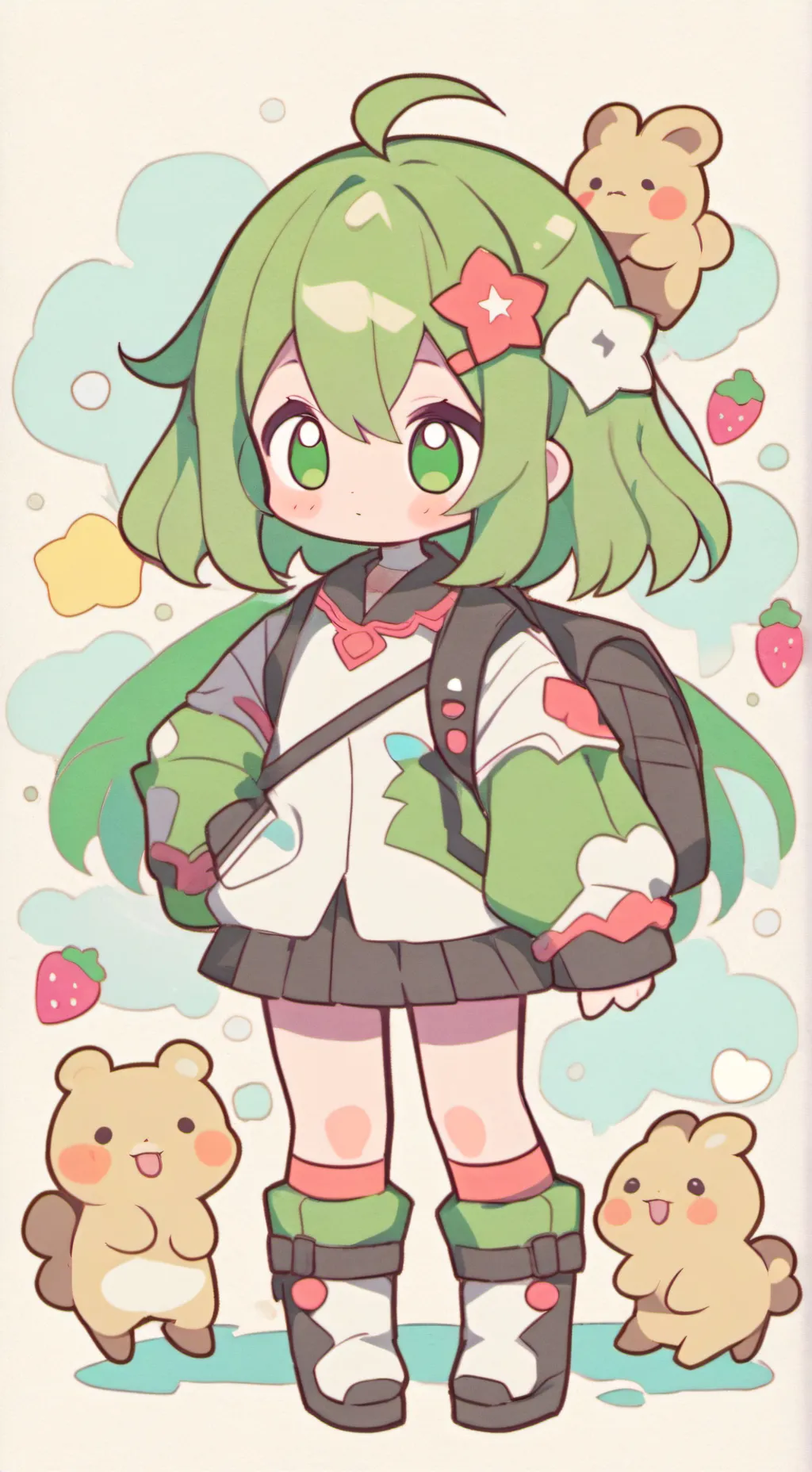 ai character: DW Fankids background