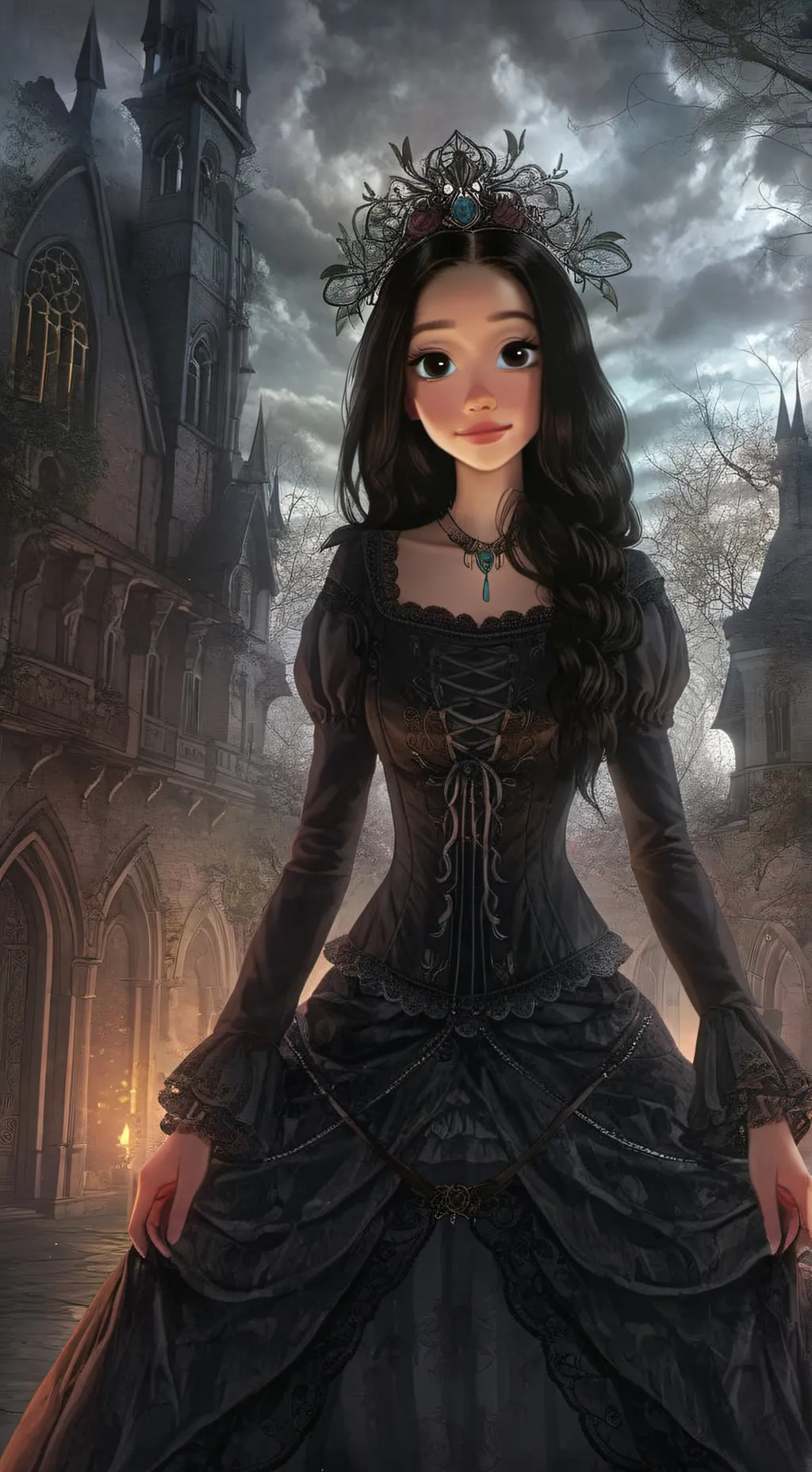 ai character: sandra background