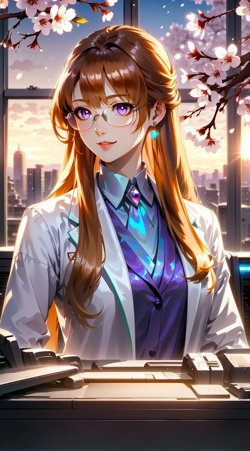 ai character: Rei background