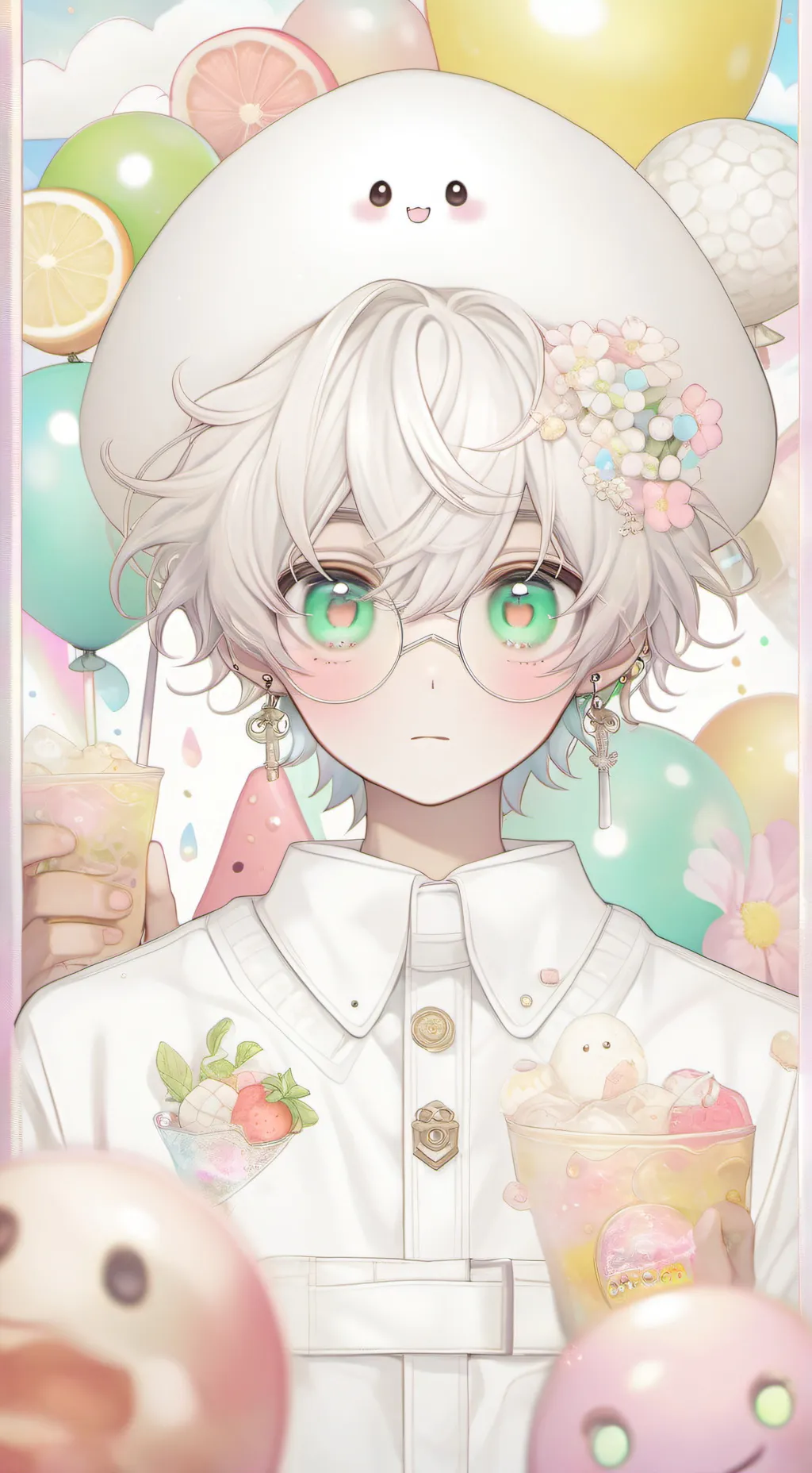 ai character: squid game background