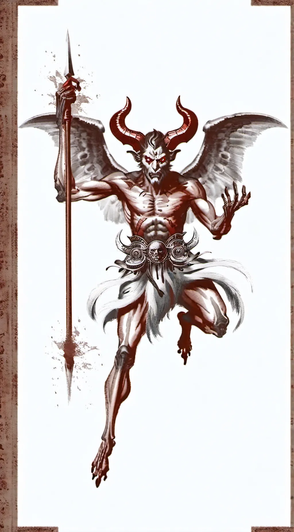 ai character: SATAN background