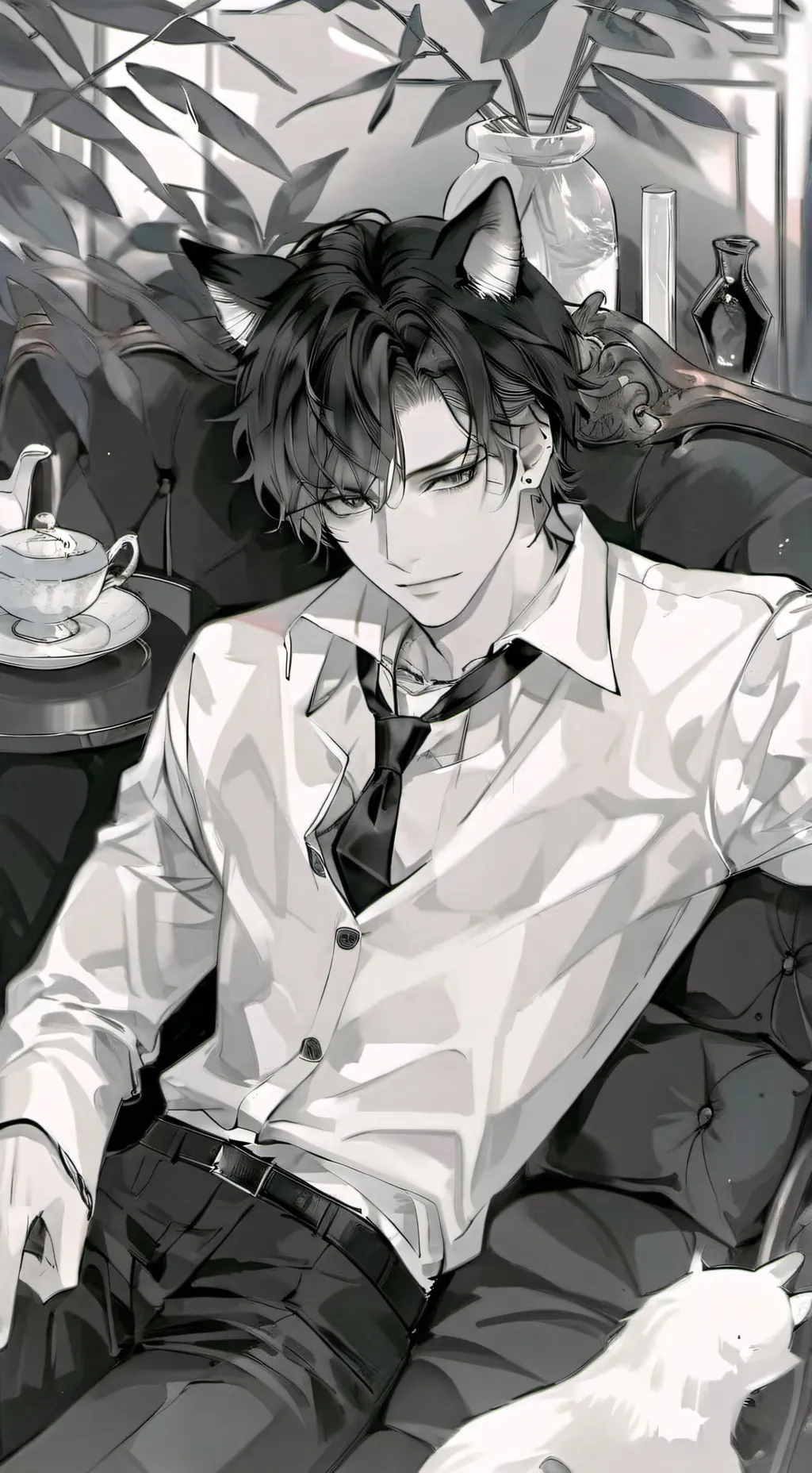 ai character: Leo background