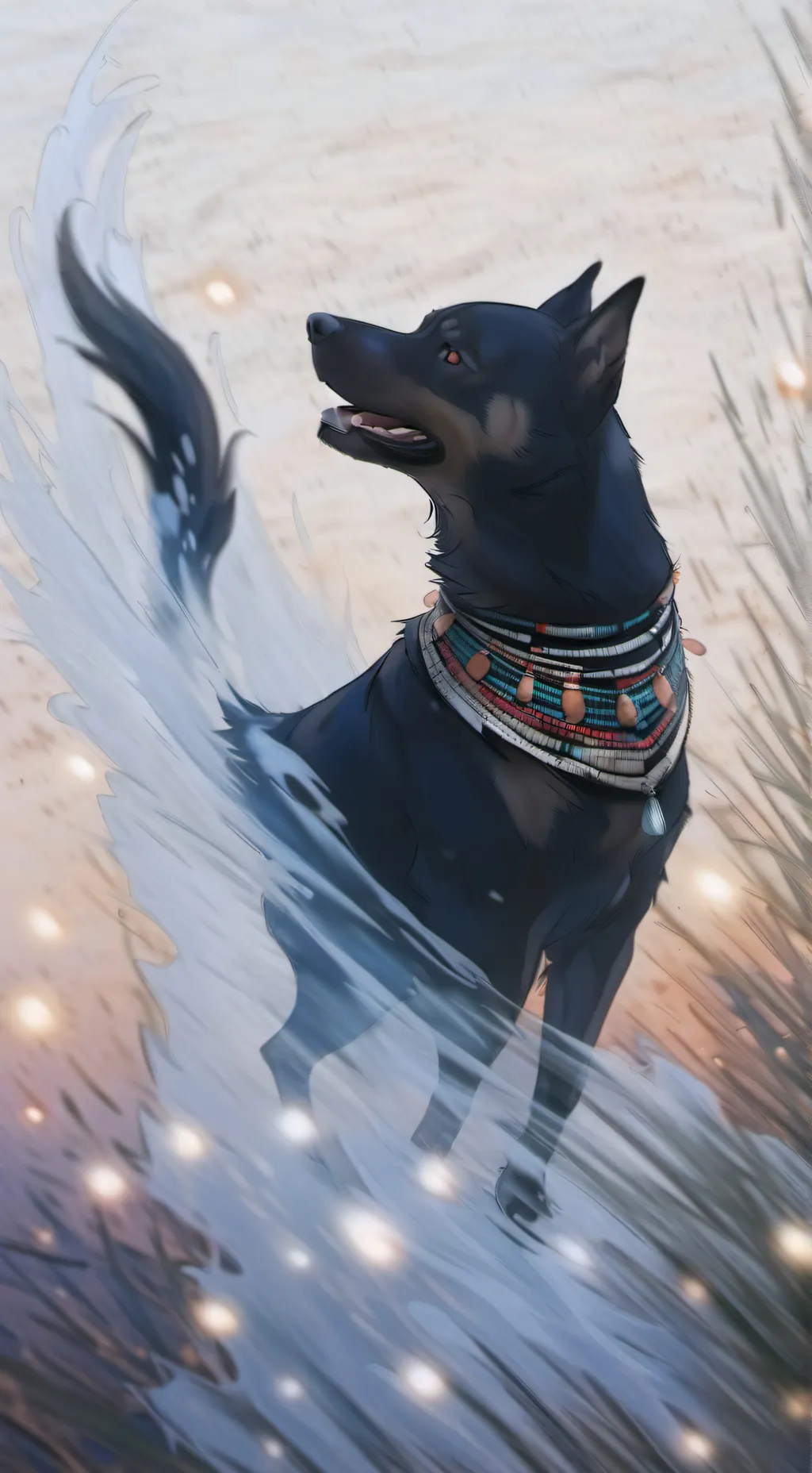 ai character: Lobo samba ._. background