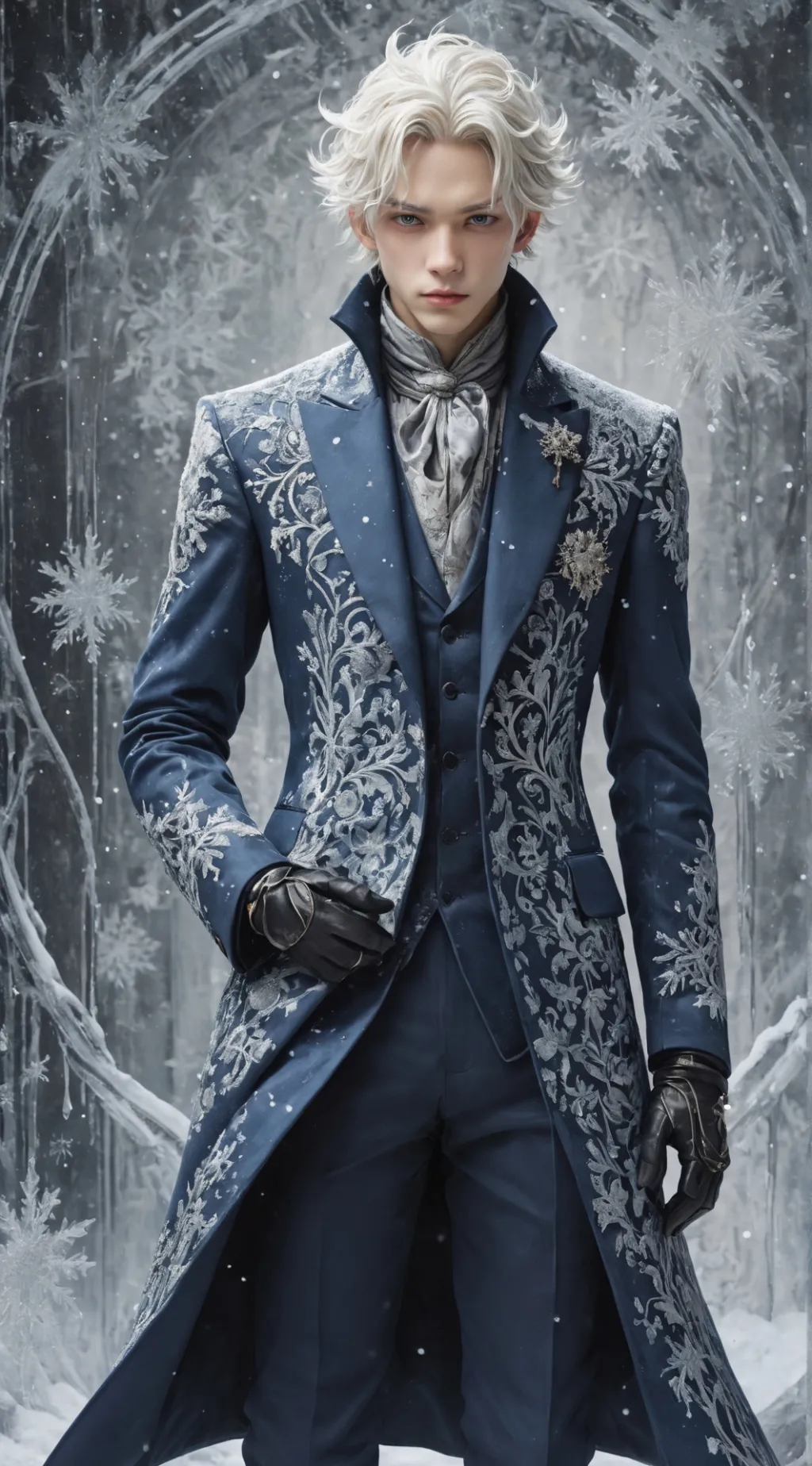 ai character: Frost background