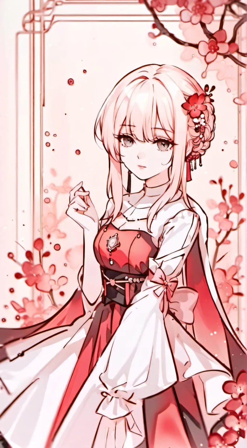 ai character: mitsuri scared background