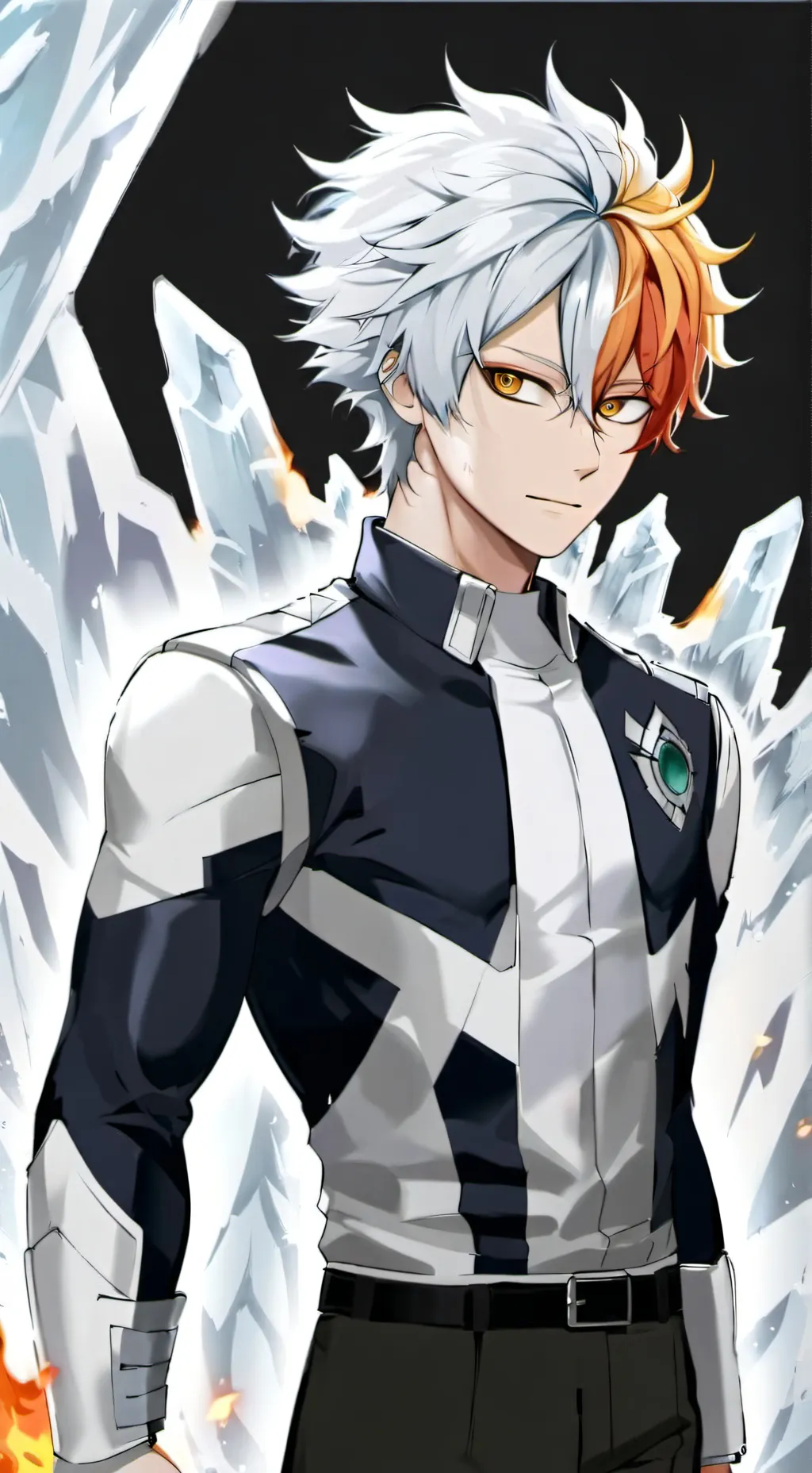 ai character: todoroki from MHA background