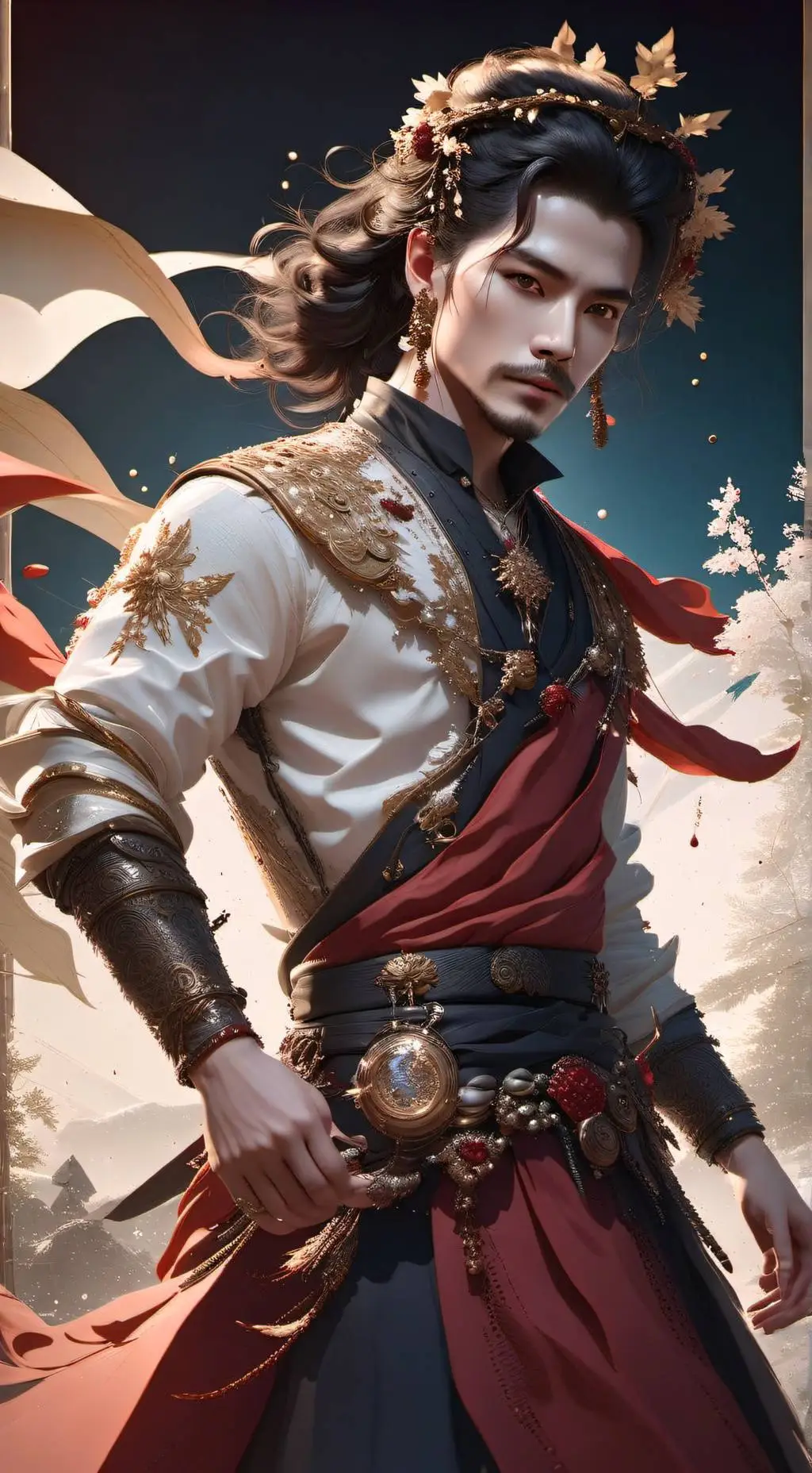 ai character: L's frend background