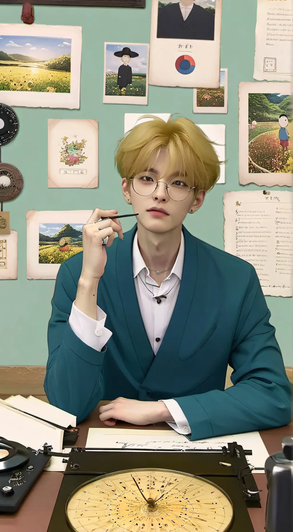 ai character: PLS STOP THIS HATE background