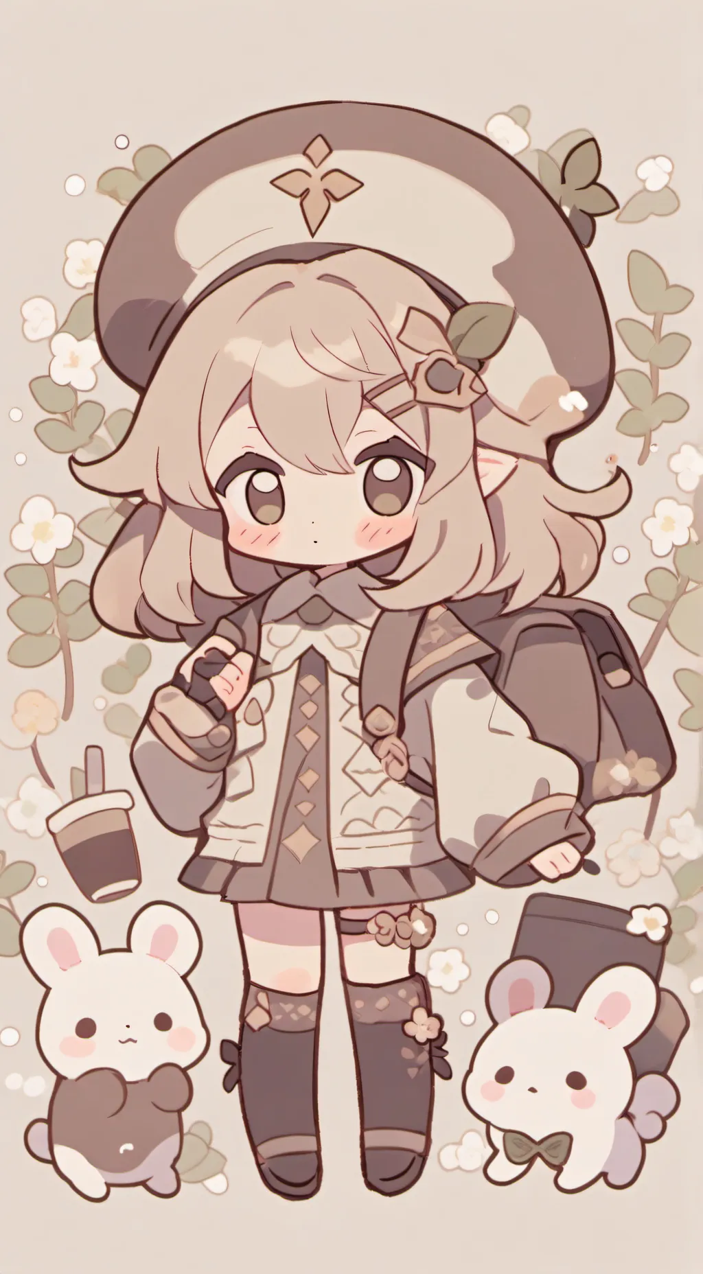 ai character: Kny a la plage ! background