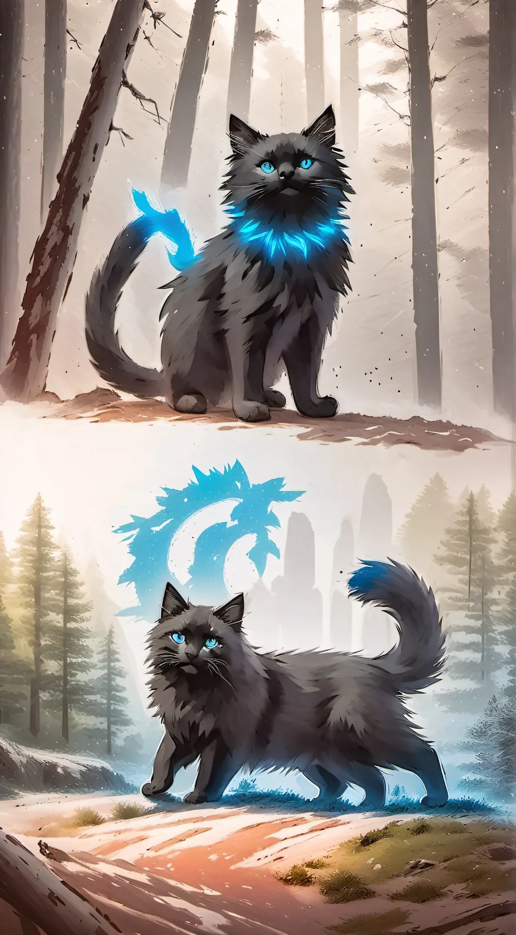 ai character: THUNDER,PAW background