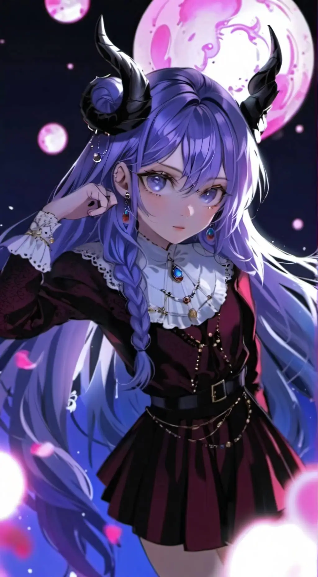 ai character: crystal  background