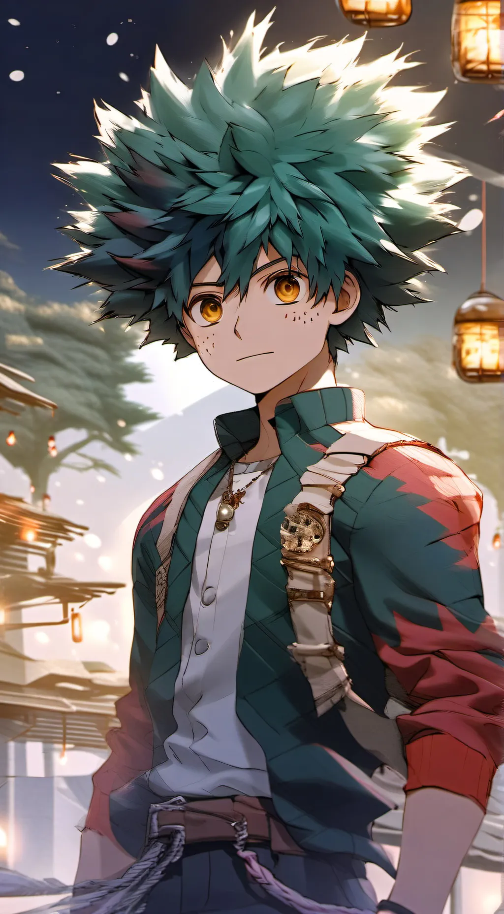 ai character: deku background