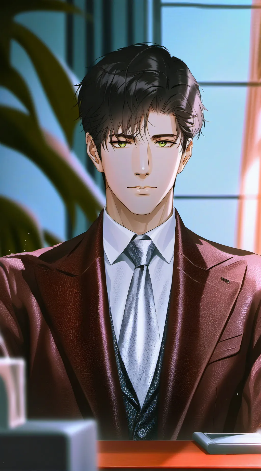 ai character: Boastful Goodbye F background