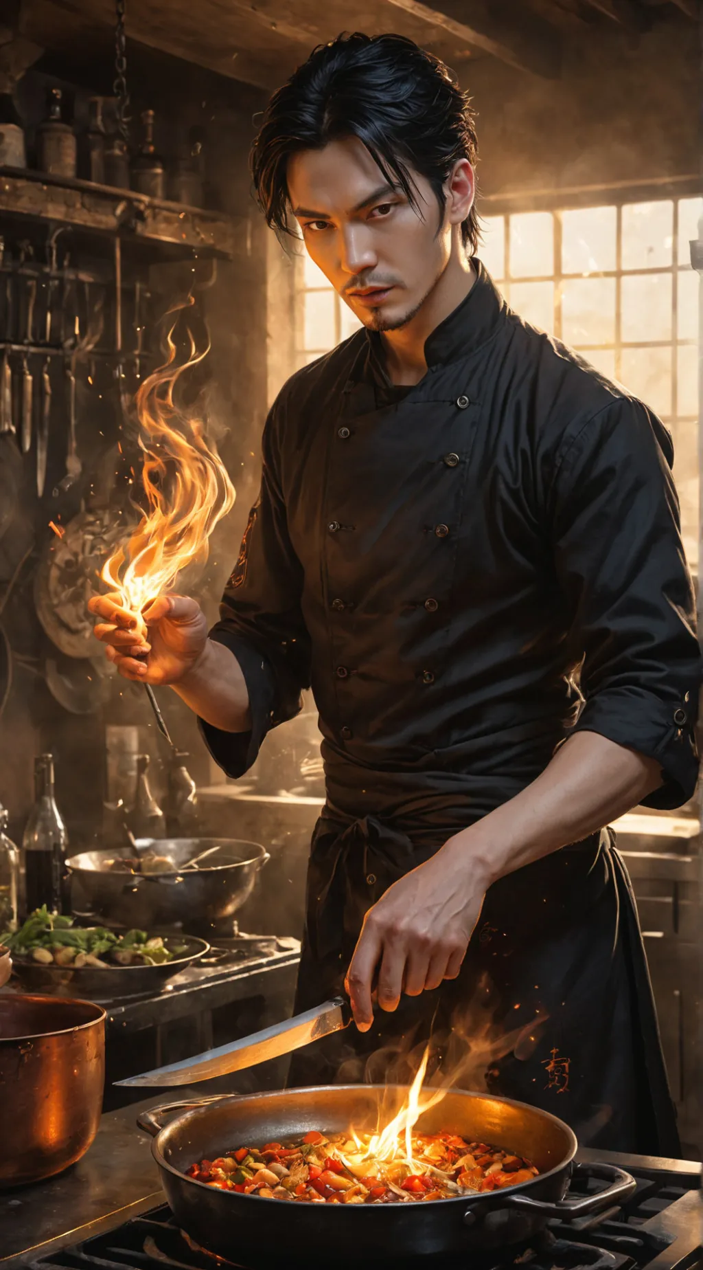 ai character: Adrian background