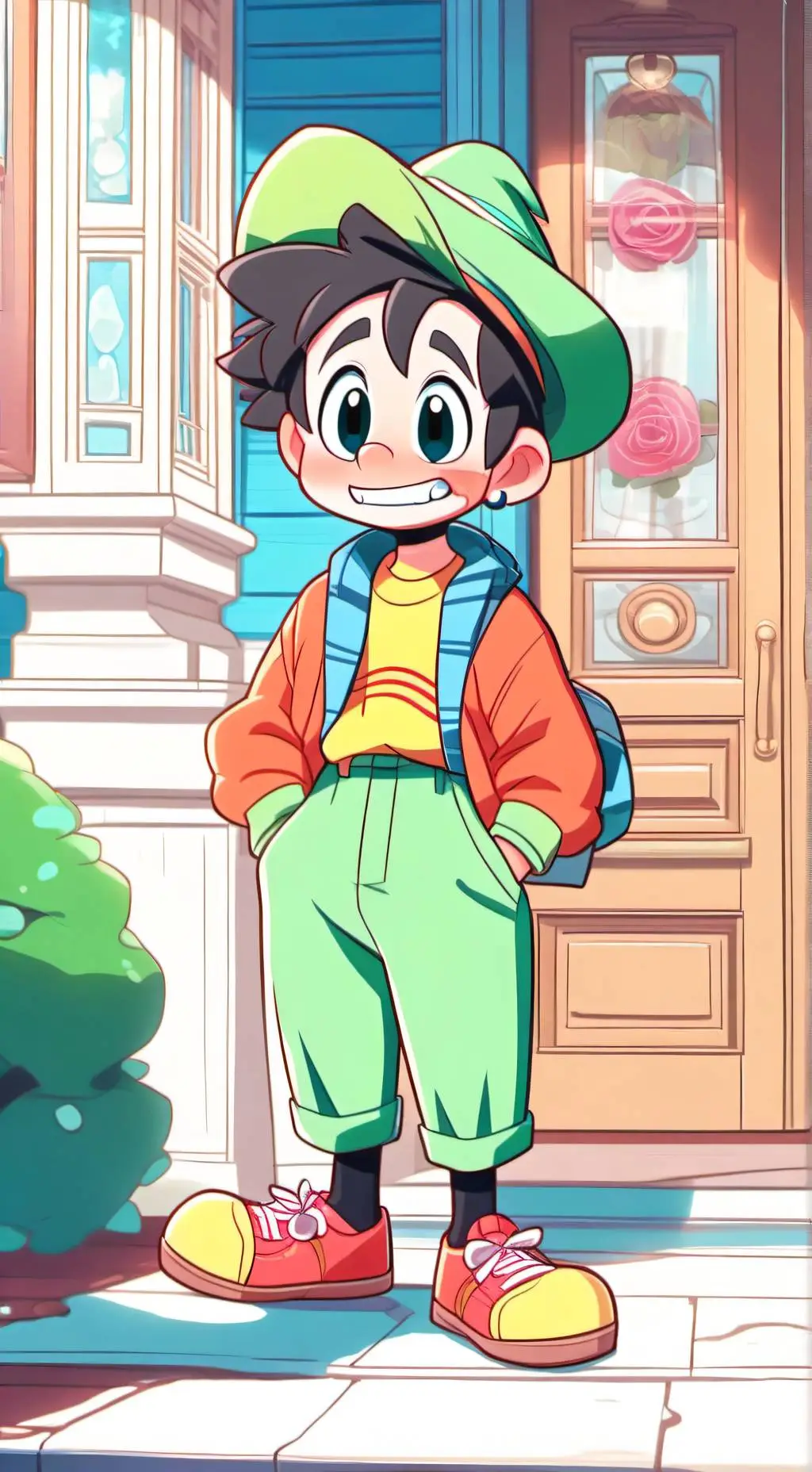 ai character: sp 2 in yo home background