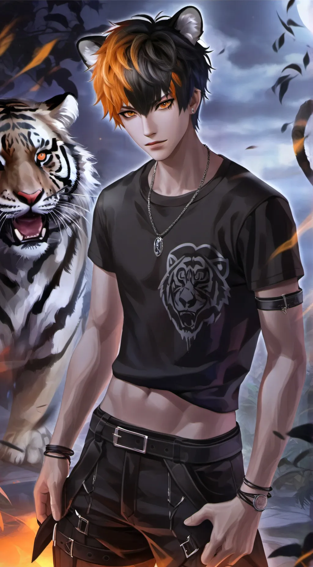 ai character: Asher  background