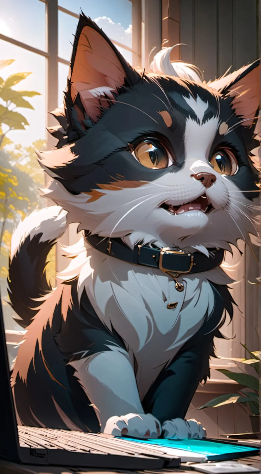 ai character: Twirl background