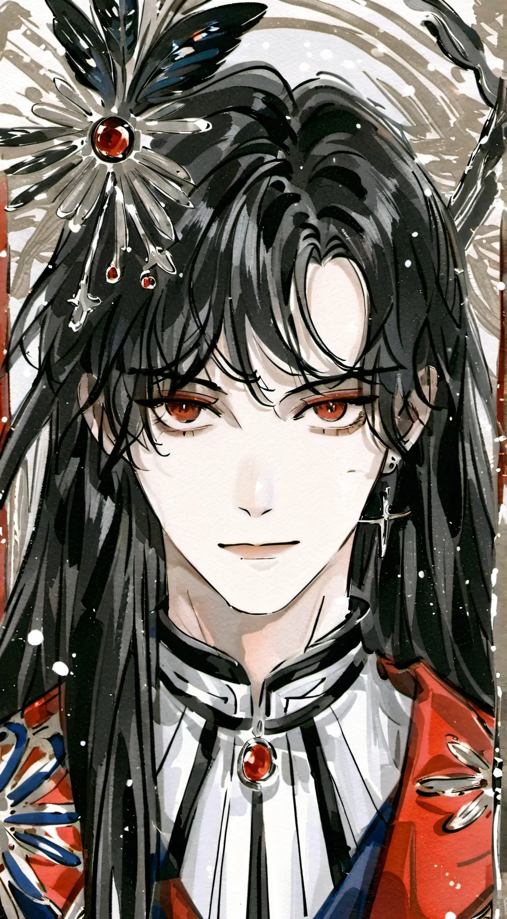 ai character:  mystère de ruby background