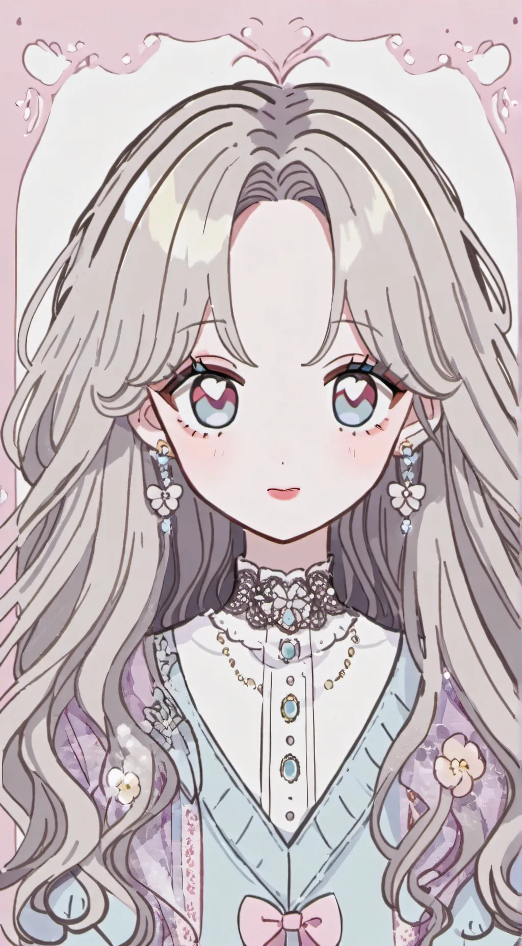 ai character: rose background