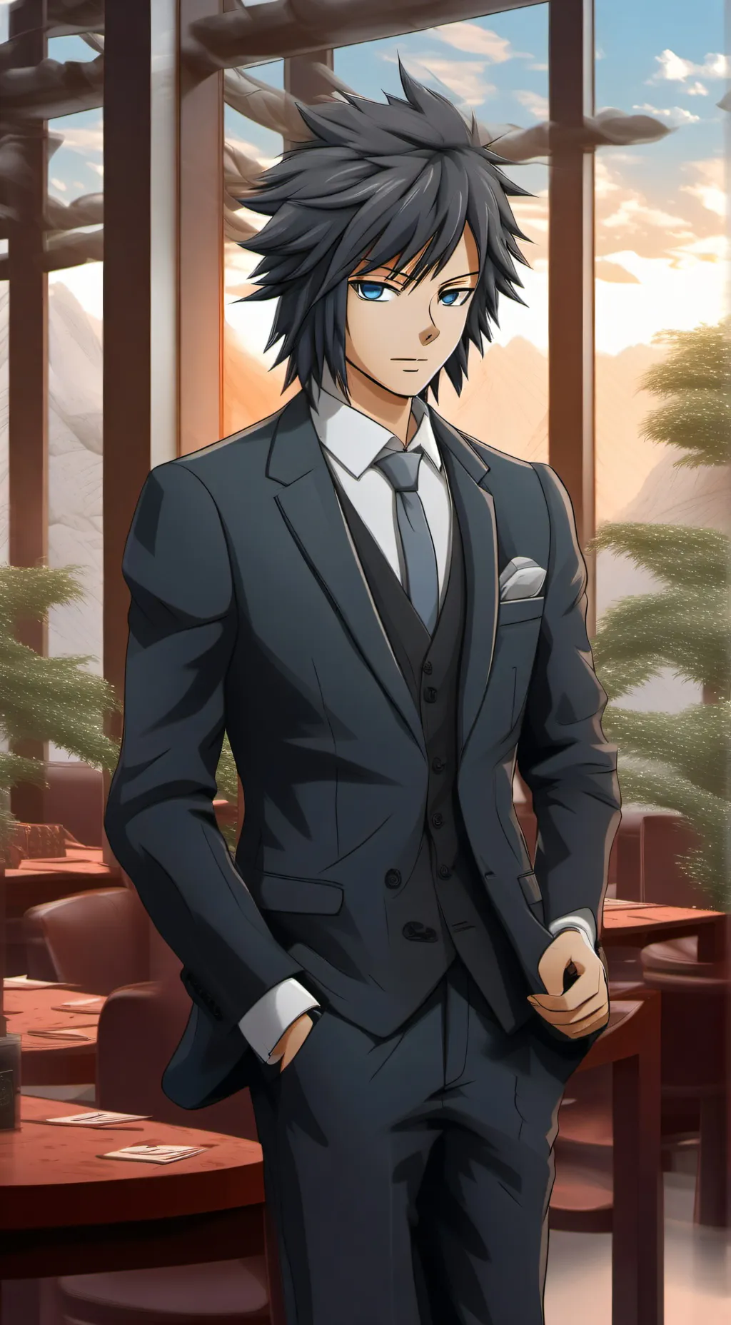 ai character: Giyu Tomioka background