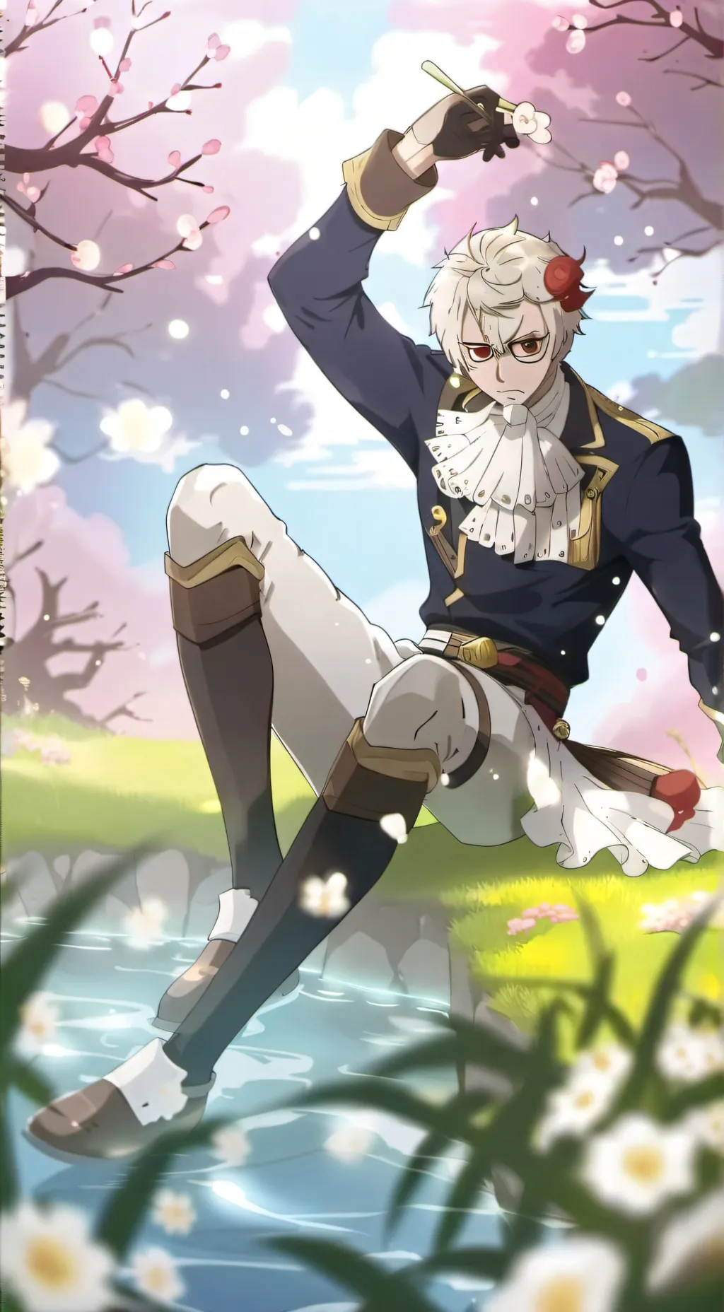 ai character: Dandy  background