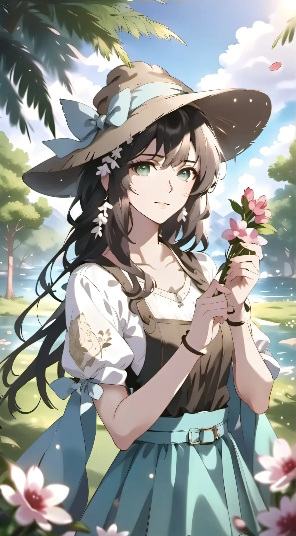 ai character: hp fire background