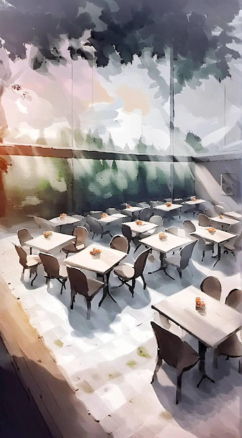 ai character: middle school  background