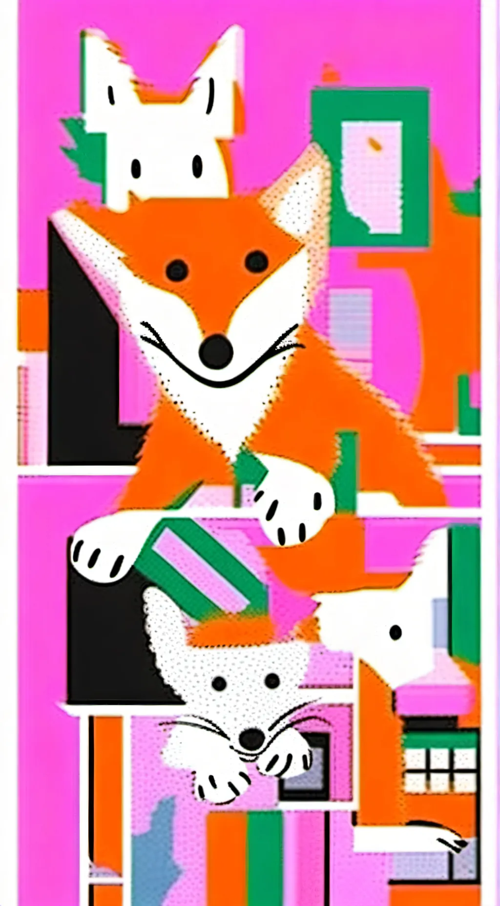 ai character: Pixel background