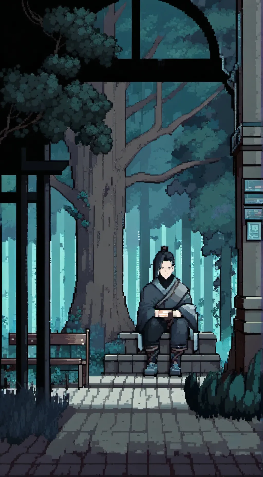 ai character: geto background