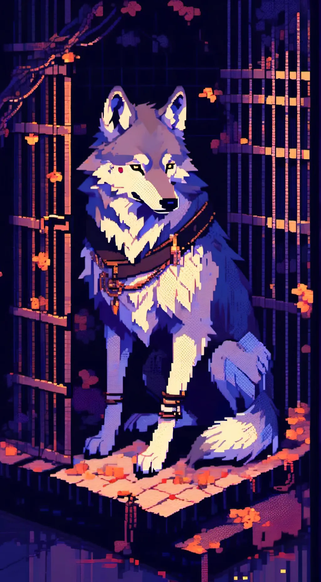 ai character: Wolf background