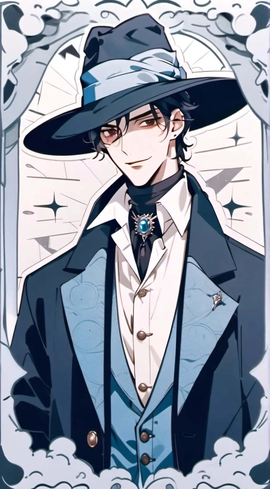 ai character: detective m. background