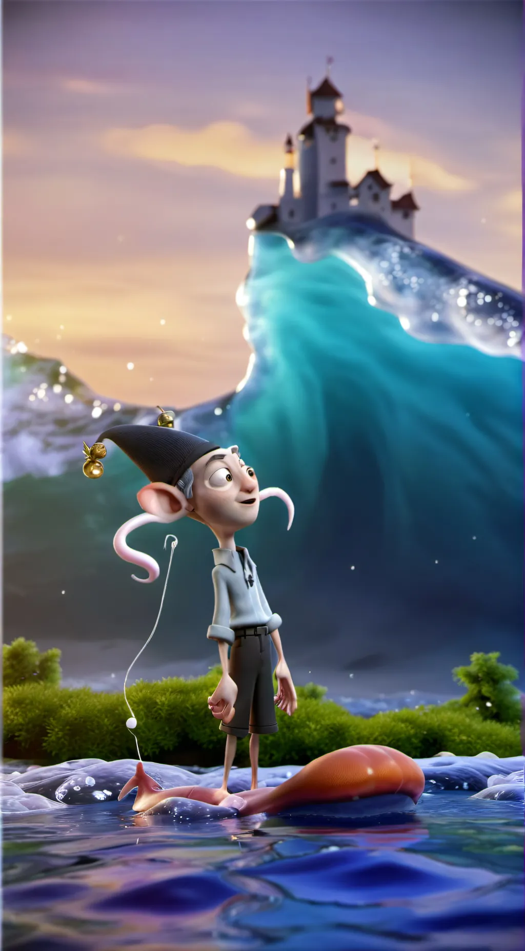 ai character: Squid game background