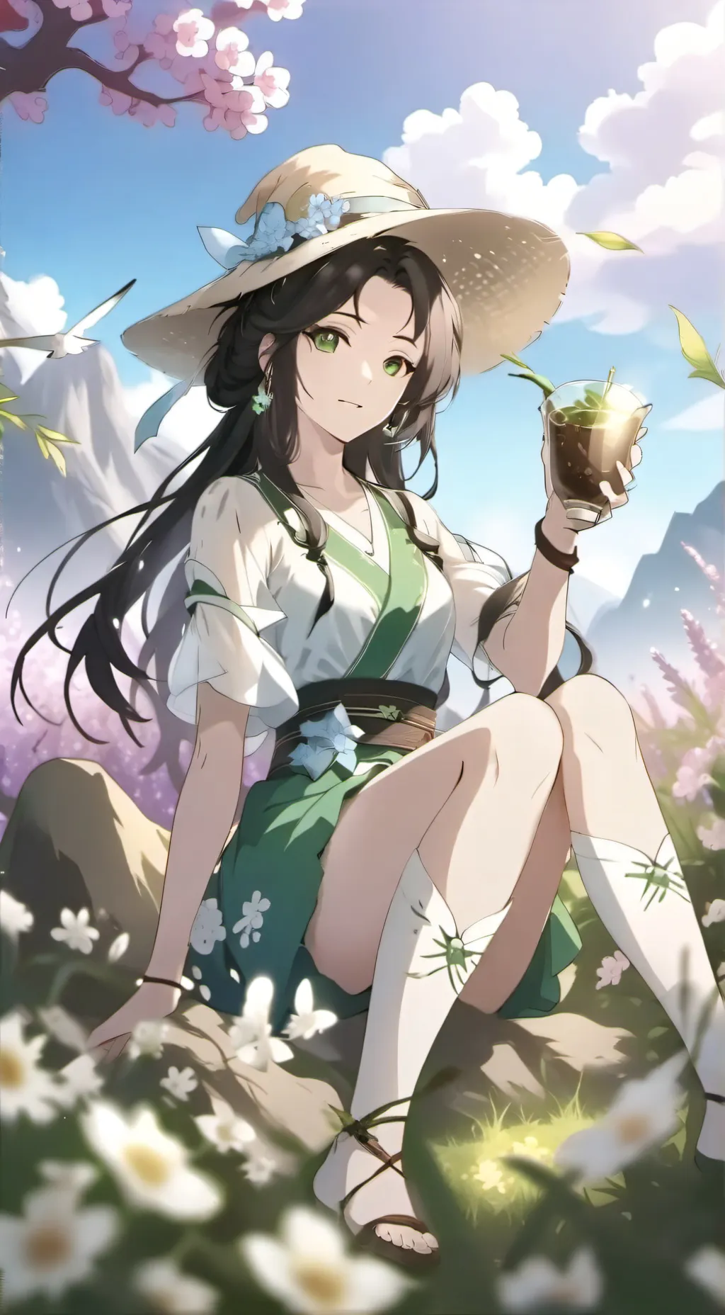 ai character: mha x mbll background