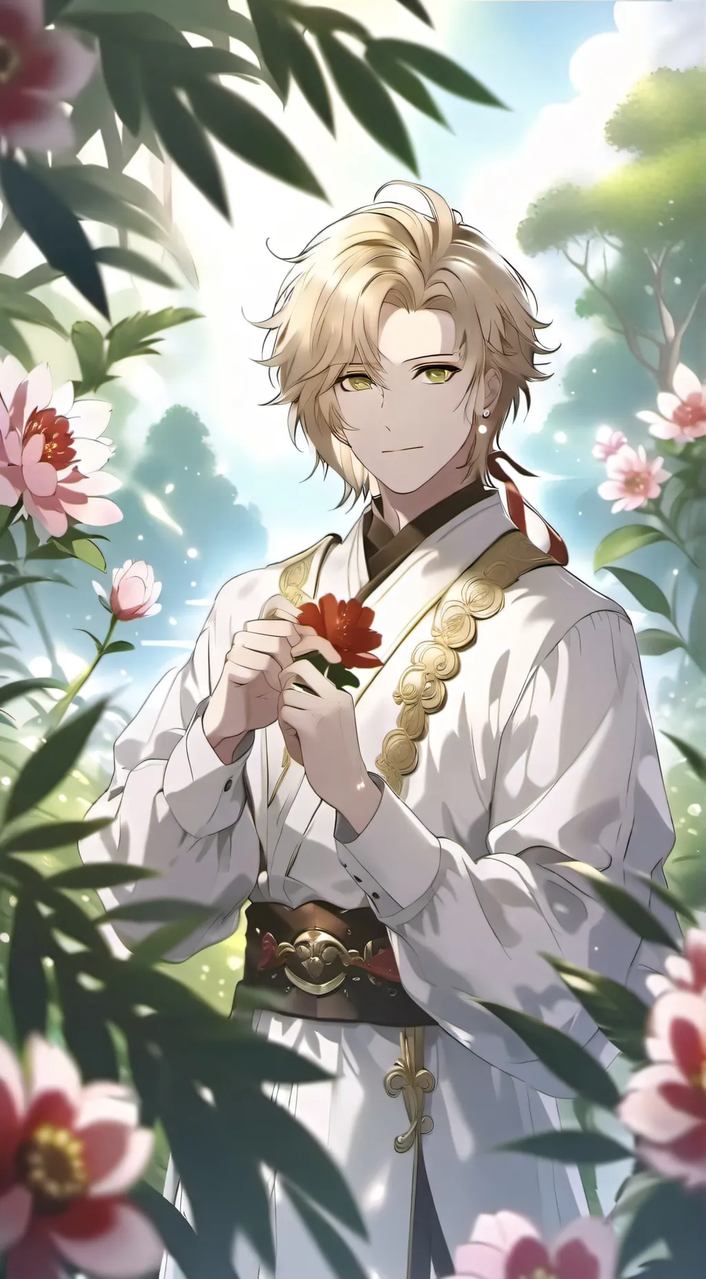 ai character: Léo background