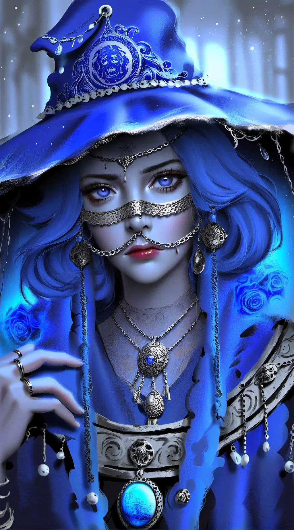 ai character: M-H-A :'v background