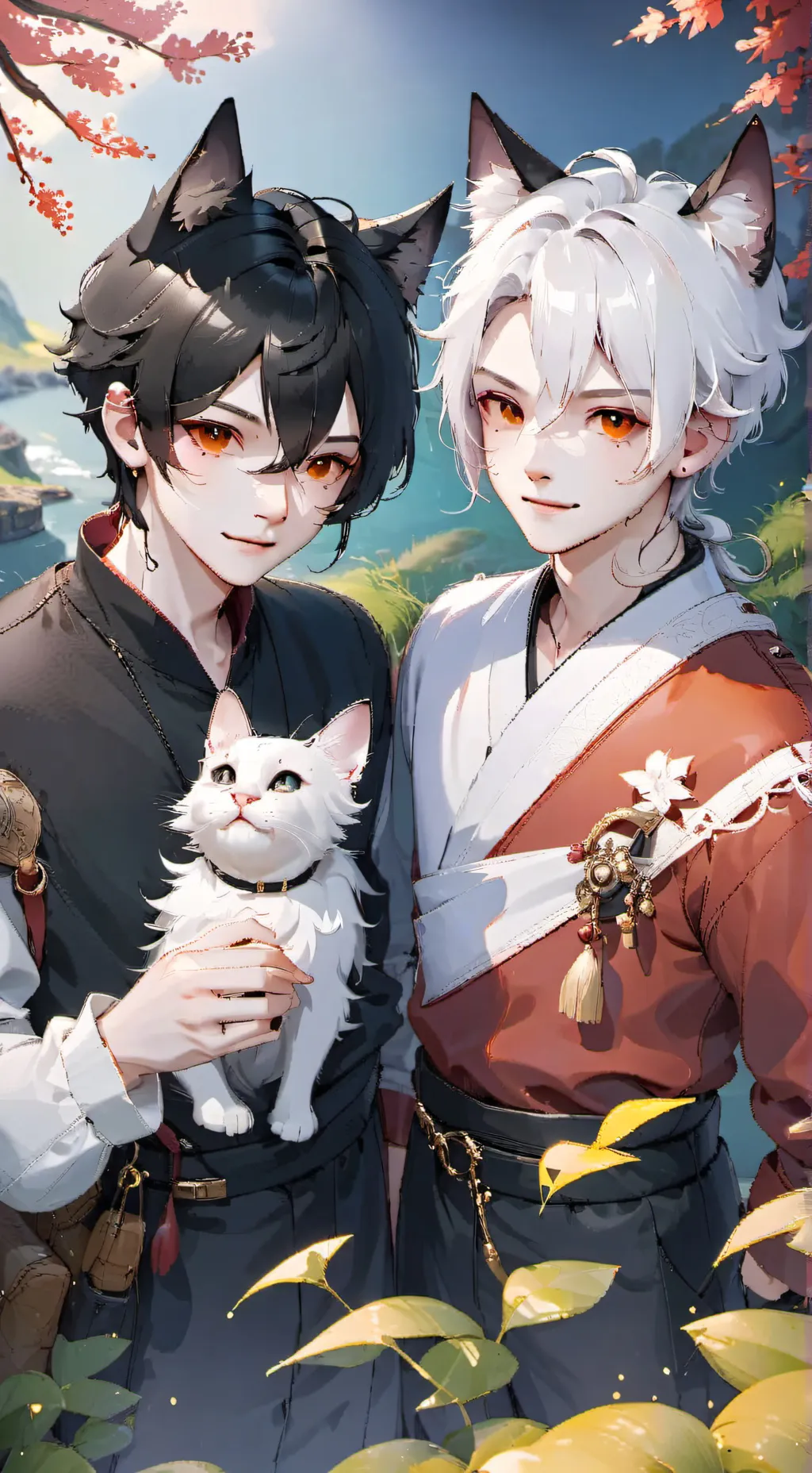 ai character: !!Fin and Flynn!! background