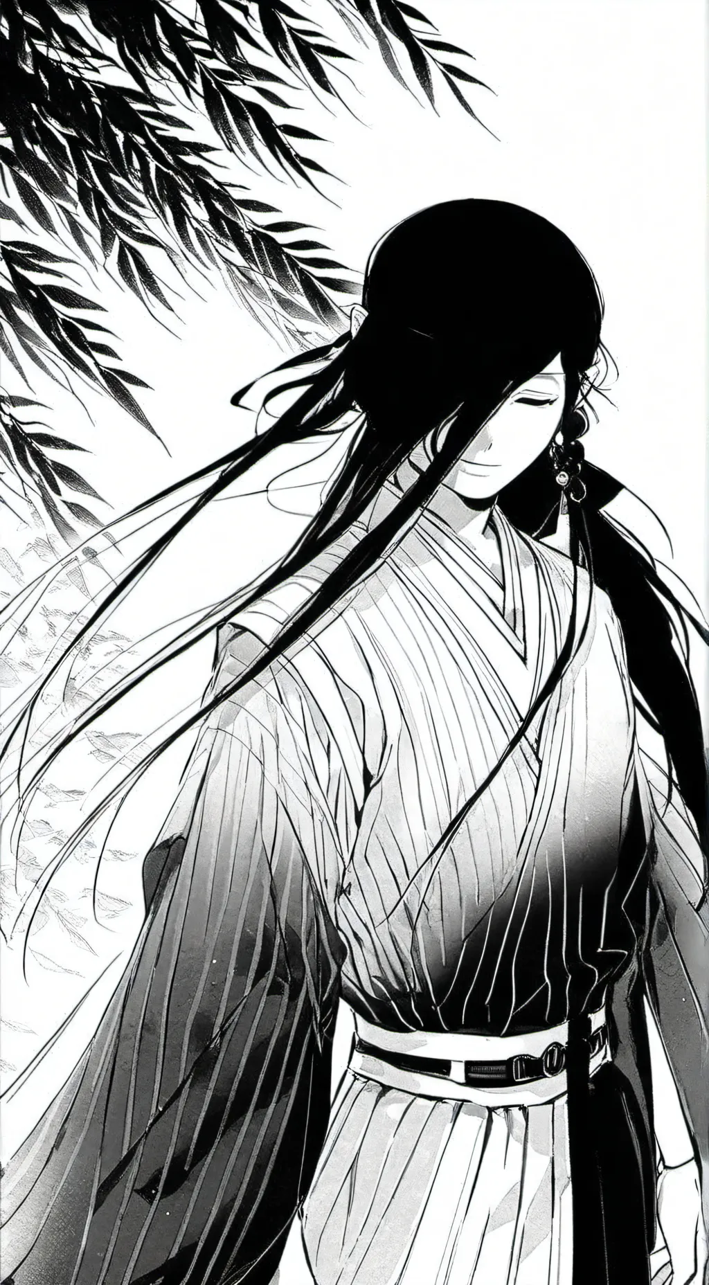 ai character: vlack background