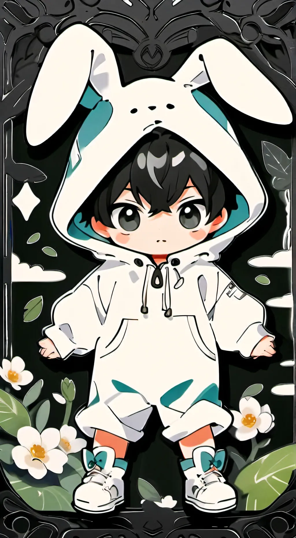 ai character: baby background