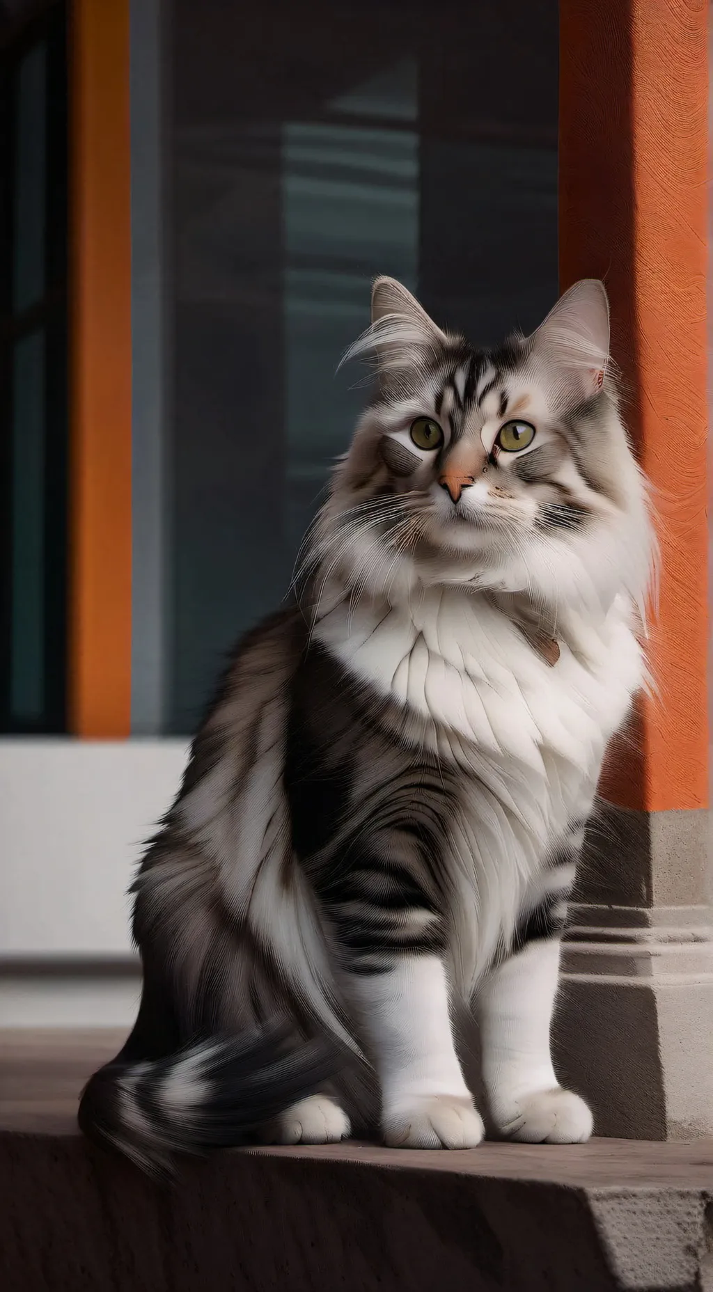 ai character: Gato bandido background