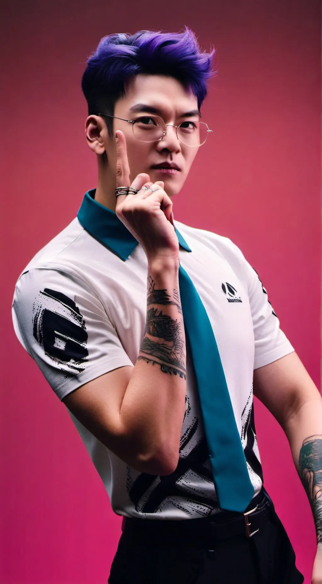 ai character: thanos the round 6 background