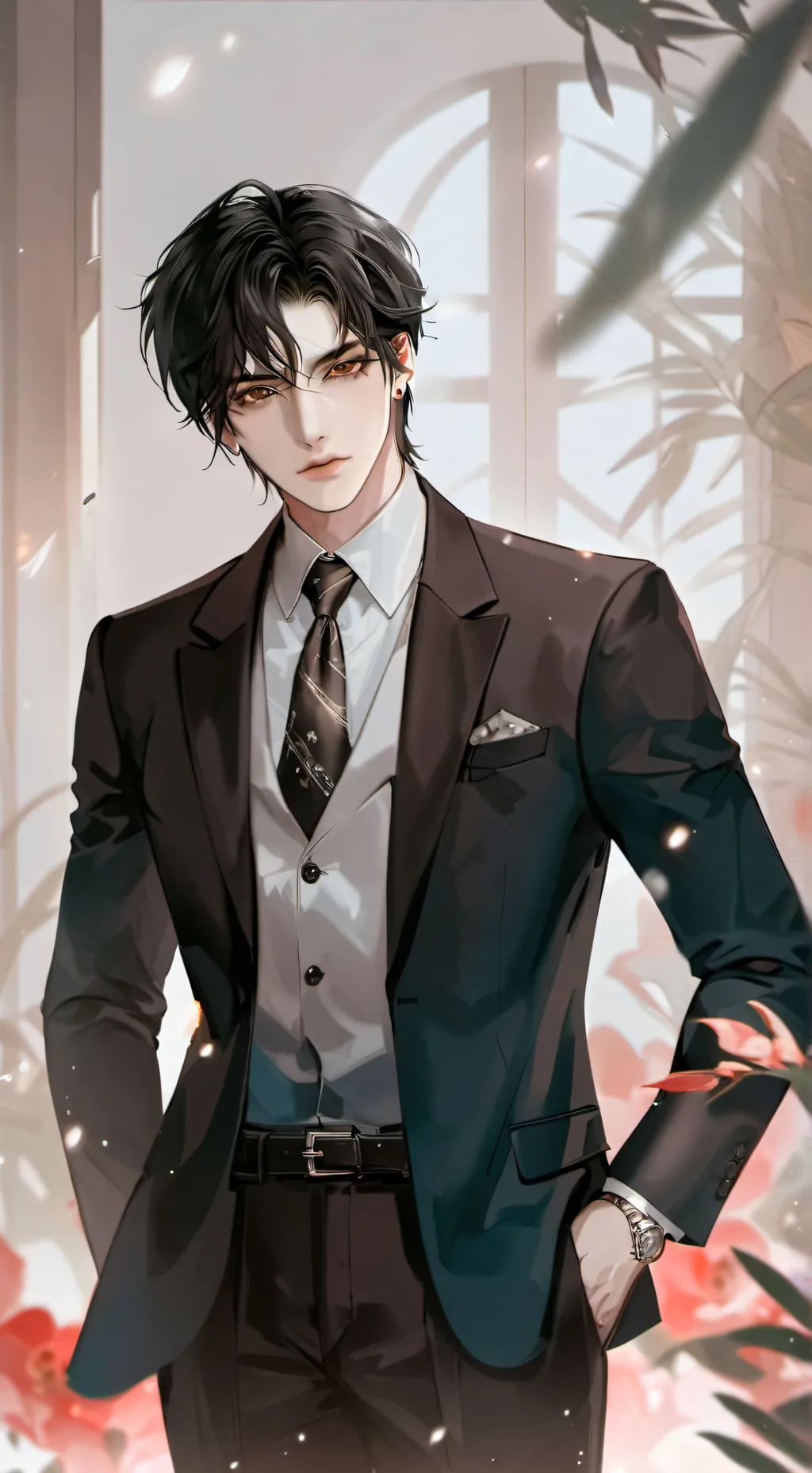 ai character: Lucius Aler  background